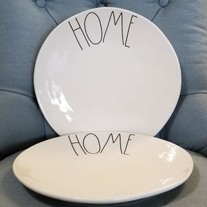 Rae Dunn HOME dinner plates